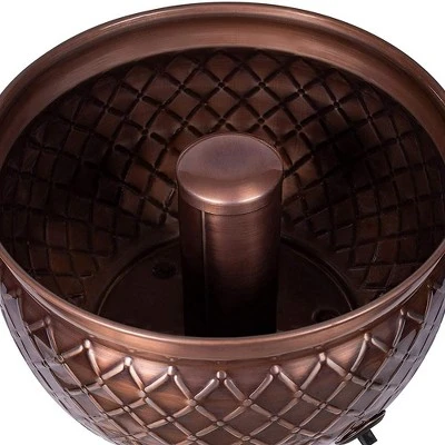 BirdRock Home Decorative Water Hose Pot - Copper - Drainage Hole - Group 7 BirdRock Home Decorative Water Hose Pot - Copper - Drainage Hole - Group - Image 5