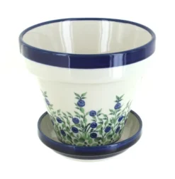 Blue Rose Polish Pottery 890-893 Zaklady Small Flower Pot -Sunnydaze Store GUEST 9d6044ea 9bac 44ab 8987 dd9d6c24cdfc