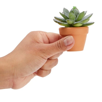 Juvale 10-Pack 1.5-Inch Mini Terracotta Plants Pots With Holes For Cactus, Succulents, Tiny Clay Flower Pot Planters For Nursery, Indoor Garden 6 Juvale 10-Pack 1.5-Inch Mini Terracotta Plants Pots With Holes For Cactus, Succulents, Tiny Clay Flower Pot Planters For Nursery, Indoor Garden - Image 4