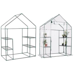 Costway Portable Mini Walk In Outdoor 3 Tier 6 Shelves Greenhouse -Sunnydaze Store GUEST a0f65cca df6a 4cb1 8af6 6d44b1d652e3