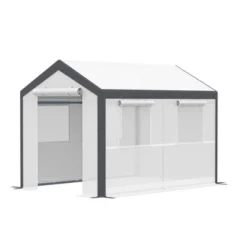 Outsunny Outdoor Walk-In Tunnel Greenhouse Garden Warm Hot House With Roll Up Windows, Zippered Door, & Weather Cover 11 Outsunny Outdoor Walk-In Tunnel Greenhouse Garden Warm Hot House With Roll Up Windows, Zippered Door, & Weather Cover -Sunnydaze Store GUEST a17ce0e1 072f 4db7 9d7f 1287496d77b9