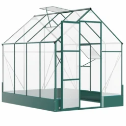 Outsunny Walk-in Plant Polycarbonate Greenhouse With Temperature Controlled Window Hobby Greenhouse For Backyard/Outdoor -Sunnydaze Store GUEST a2dd7578 91dd 43ce 8ab6 ea190a80ad67