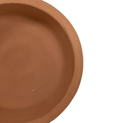 6 Inch Planter Saucer Terracotta By Foreside Home & Garden 4 6 Inch Planter Saucer Terracotta By Foreside Home & Garden - Image 2