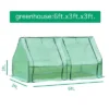 Aoodor Outdoor 6' X 3 ' X 3' Portable House-Shaped Mini Greenhouse With PE Cover Green -Sunnydaze Store GUEST a45b6009 d7f6 44d5 aff7 00cde71f1c4f