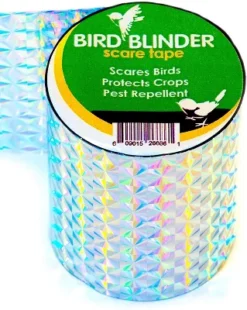 BIRD BLINDER The Original Bird Repellent Scare Tape 147Ft X 2In, Silver -Sunnydaze Store GUEST b6f723f8 c4a3 4acb ba2f 4c50b55566ae