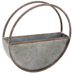 Round Metal Wall Planter - Foreside Home & Garden 17 Round Metal Wall Planter - Foreside Home & Garden -Sunnydaze Store GUEST bb8a2c42 58a7 4ce4 9f9b 45db0c5f54ac
