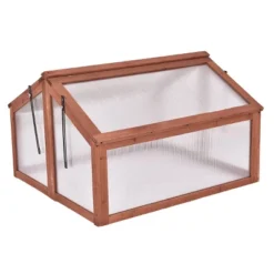 Costway Double Box Garden Wooden Green House Cold Frame Raised Plants Bed Protection 12 Costway Double Box Garden Wooden Green House Cold Frame Raised Plants Bed Protection -Sunnydaze Store GUEST bcfbf188 ebb2 40c3 8e6a adbe2a445e22
