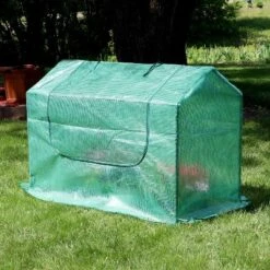 Sunnydaze Decor Sunnydaze Mini Greenhouse With 2 Zippered Side Doors - Green -Sunnydaze Store GUEST bdebc106 8eca 422b ac9f 86c108e3d9d9
