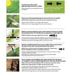 Flexon 100ft 20-Piece Garden Soaker Hose Kit 7 Flexon 100ft 20-Piece Garden Soaker Hose Kit -Sunnydaze Store GUEST c294139b 6794 439e b51d b18f82c283f4