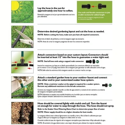 Flexon 100ft 20-Piece Garden Soaker Hose Kit 5 Flexon 100ft 20-Piece Garden Soaker Hose Kit - Image 3