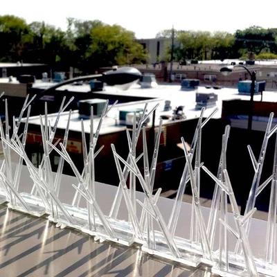 Bird-X 50ft Standard Plastic Bird Spikes 4 Bird-X 50ft Standard Plastic Bird Spikes - Image 2