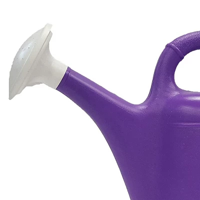 Union Products 63071 2 Gallon Plastic Indoor/Outdoor Watering Can W/ Tulip Design For Garden, Potted Plants, & Patio Pots, Purple (2 Pack) 4 Union Products 63071 2 Gallon Plastic Indoor/Outdoor Watering Can W/ Tulip Design For Garden, Potted Plants, & Patio Pots, Purple (2 Pack) - Image 2