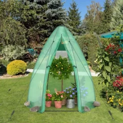 Costway 5.5'x 5.5'x 6' Portable Mini Garden Greenhouse With Window & Roll-up Zippered Door 17 Costway 5.5'x 5.5'x 6' Portable Mini Garden Greenhouse With Window & Roll-up Zippered Door -Sunnydaze Store GUEST cdbd0a1b a799 4280 a4fb b13a1aa95c11