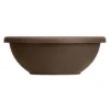 The HC Companies GAB18000E21C006LRTOX 18 Inch Sun Fade And Crack Resisting Leakproof Resin Plain Semi Circular Garden Bowl Planter, Chocolate Brown -Sunnydaze Store GUEST cdca3243 e413 47b7 9227 a2bcd784da17