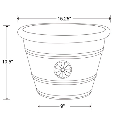 Modesto Planter - Southern Patio 5 Modesto Planter - Southern Patio - Image 3