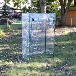 Sunnydaze Decor Sunnydaze Outdoor Deluxe Portable Large Potted Plant And Starter Tomato Plant Greenhouse With Roll-Up Door - Clear -Sunnydaze Store GUEST d4cf6e1b a3c4 4e4e be8f a850ee1c65ee