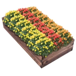 Costway Wooden Raised Garden Bed Kit - Elevated Planter Box For Growing Herbs Vegetable 18 Costway Wooden Raised Garden Bed Kit - Elevated Planter Box For Growing Herbs Vegetable -Sunnydaze Store GUEST d702b962 b25b 4dc5 b5de 82c4e44ed593
