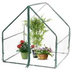 Gardenised Green Outdoor Waterproof Portable Plant Greenhouse With 2 Clear Zippered Windows 22 Gardenised Green Outdoor Waterproof Portable Plant Greenhouse With 2 Clear Zippered Windows -Sunnydaze Store GUEST d943d4fd b564 41c1 83d0 1e8fe89bf7e1