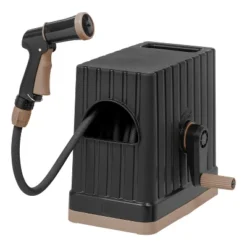 IRIS All-In-One Hideaway Sun Protective Portable And Retractable Hose Reel For 1/2" Hoses Storage Box, Black 22 IRIS All-In-One Hideaway Sun Protective Portable And Retractable Hose Reel For 1/2" Hoses Storage Box, Black -Sunnydaze Store GUEST da5889a4 8645 4ce8 8372 b87676d7ce47