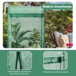 Costway 39'' X 20'' X 67'' Walk-in Garden Greenhouse Hot House Tomato Plant Warm House 15 Costway 39'' X 20'' X 67'' Walk-in Garden Greenhouse Hot House Tomato Plant Warm House -Sunnydaze Store GUEST de5e2384 3ec7 4135 8e04 58e94e8b8dca