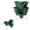 Set Of 3 Stacking Planter Tower - 3-Tier Space Saving Flower Pots - Indoor/Outdoor Vertical Herb And Vegetable Planter By Pure Garden (Hunter Green) 1 Set Of 3 Stacking Planter Tower - 3-Tier Space Saving Flower Pots - Indoor/Outdoor Vertical Herb And Vegetable Planter By Pure Garden (Hunter Green) -Sunnydaze Store GUEST e06dfd81 7fb3 4f69 aad7 d58b8e3abdf3