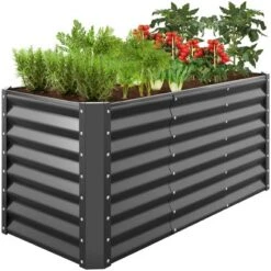 Best Choice Products 4x2x2ft Outdoor Metal Raised Garden Bed, Planter Box For Vegetables, Flowers, Herbs -Sunnydaze Store GUEST e07838ac d41a 427c 86a5 b642cb3195f8