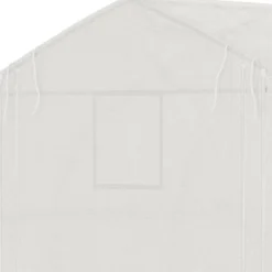 Outsunny Walk-in Tunnel Greenhouse With Zippered Mesh Doors & Roll-up Sidewalls, Upgraded Hot House, White, 11.5' X 10' X 6.5' -Sunnydaze Store GUEST e285df5e 7b26 453b bbd9 73320d44c4cb