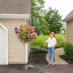 HydroTech 75ft Expandable Burst Proof Hose - Orange -Sunnydaze Store GUEST e41c11dd cc64 4c35 b1b6 9c13c47673d6