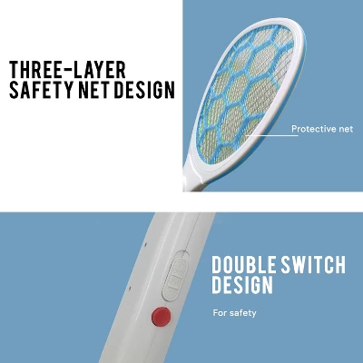 Dartwood Portable Bug Zapper, USB Rechargeable And Battery Powered Mosquito Killer, Insect Trap And Fly Swatter (3 Pack) 3 Dartwood Portable Bug Zapper, USB Rechargeable And Battery Powered Mosquito Killer, Insect Trap And Fly Swatter (3 Pack)