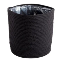 Juvale 2 Pack Decorative Woven Planter Basket With Plastic Liner For Outdoor, Indoor, Floor, Plants, Storage, Black, 10 X 11 In 15 Juvale 2 Pack Decorative Woven Planter Basket With Plastic Liner For Outdoor, Indoor, Floor, Plants, Storage, Black, 10 X 11 In -Sunnydaze Store GUEST e6f11575 1663 4e50 b230 f438df323f28