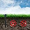 Dartwood Outdoor Solar Ultrasonic Pest And Mole Repellent - Remove Groundhogs Rats Mice Snakes And More From Your Gardens, Lawns,and Yards (4-8 Packs)