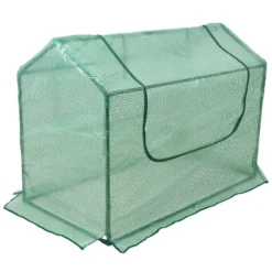 Sunnydaze Decor Sunnydaze Mini Greenhouse With 2 Zippered Side Doors - Green -Sunnydaze Store GUEST ec69a2f0 0942 4ac5 ad3c a51458b84da0