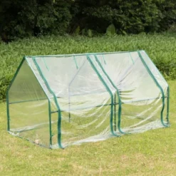 Gardenised Green Outdoor Waterproof Portable Plant Greenhouse With 2 Clear Zippered Windows 21 Gardenised Green Outdoor Waterproof Portable Plant Greenhouse With 2 Clear Zippered Windows -Sunnydaze Store GUEST edd11143 dfed 48bb b53b 5e449938732d