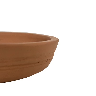 6 Inch Planter Saucer Terracotta By Foreside Home & Garden 5 6 Inch Planter Saucer Terracotta By Foreside Home & Garden - Image 3