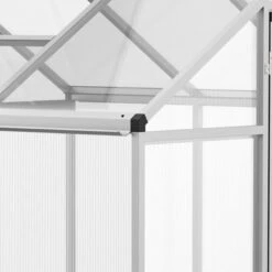 Outsunny Walk-In Polycarbonate Greenhouse With Roof Vent For Ventilation & Rain Gutter, Hobby Greenhouse For Winter -Sunnydaze Store GUEST f33b226f 18bd 4fab b995 872322500bb8