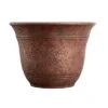 Listo SRA13001P05 13-Inch Round Outdoor Decorative Fade Resisting Resin Plastic Sierra Planter For Flowers And Succulents, Rustic Redstone (3 Pack) -Sunnydaze Store GUEST f3946627 2dff 4a57 a6a4 3cc1405827d8
