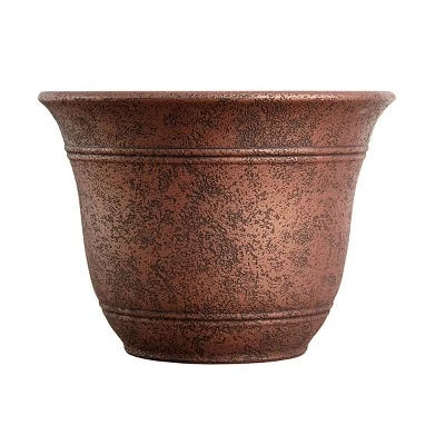 Listo SRA13001P05 13-Inch Round Outdoor Decorative Fade Resisting Resin Plastic Sierra Planter For Flowers And Succulents, Rustic Redstone (3 Pack) 3 Listo SRA13001P05 13-Inch Round Outdoor Decorative Fade Resisting Resin Plastic Sierra Planter For Flowers And Succulents, Rustic Redstone (3 Pack)