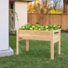 Costway 48'' Wood Raised Garden Bed W/Tool Hook Elevated Planter Stand W/Funnel Design -Sunnydaze Store GUEST f8fcb639 1568 40df bad6 37ae4a3874a3
