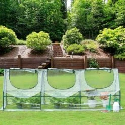 Aoodor 9 Ft. X 3 Ft. X 3 Ft. Mini Outdoor Greenhouse Three Zipped Doors -Sunnydaze Store GUEST fa62e3d5 7c3a 46cc 96fb d3fe9692d4a3